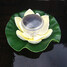 Garden Night Lamp Solar Powered Pool Color Changing Lotus Floating Flower - 2
