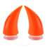 Orange Suction Cups Decoration Decor Horns Motorcycle Helmet Accessories Headwear - 2