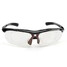 Eyewear Night Unisex With 4 Semi Lenses Driving Rimless Oval Glasses Goggles UV400 Sunglasses - 4