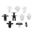 Trim Clip Common Fastener Assortment Citroen Retainer 100Pcs Peugeot Car Plastic - 1