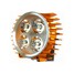Gold Universal Red Silver 3000LM Waterproof 30W Blue Headlamp 12-24V Motorcycle LED Headlight - 3
