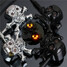Skull Universal 12V Motorcycle Turn Signal Indicator Light Amber - 1