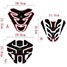 Pad Reflective Sticker Logo Decal Motorcycle Fuel Tank 3D - 5