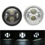 Round Headlight Bulb Universal Cafe Racer Hi Lo Beam 12V Motorcycle LED - 1