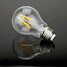 5pcs Degree Warm E27 Filament Lamp A60 Color Edison Filament Light Led  4w Cool White - 2