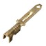 Spade Male 2.8mm Crimp 2 Way Terminal Connector Motorcycle Brass - 5