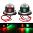 Marine Boat Bow Navigation Light 12V Lights Stainless Steel Red Green LED Yacht - 1