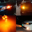 Amber Turn Signal Bulb Car LED Tail Light 1156 BA15S P21W - 2