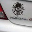 Devil Decal Car Sticker Skull Door Totem Car Body 14*14cm Reflective - 3