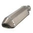 Street Bike Motorcycle Exhaust Muffler Titanium 38-51mm Slip on Stainless Steel - 2