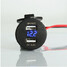 Volt Meter 12-24V Dual USB Motorcycle LED 5V 4.2A Charger Voltmeter - 7