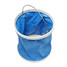 Folding Bucket Portable 9L Fishing Storage Blue Car Washing - 2