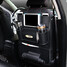 Vehicle Auto Backseat PU Cup Holder Car Phone Leather Seat Multi-Pocket Organizer - 2