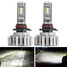 LED Headlight 6000K H4 H7 H11 9005 9006 35W Pair 4500LM Cool White NIGHTEYE - 2