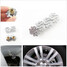 Symbol Cover for Car Truck Motorcycle Tire Wheel Tyre Valve Caps Bike 4PCS 8mm Stylish - 3