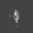 3w 6pcs Ball Incandescent Bulb E14 - 8