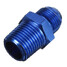 Blue 2inch Fittings AN8 NPT Adapter Adaptor Car Aluminum Alloy - 4