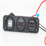 Meter Gauge 10A Digital LED Ports USB Car Charger Dual Ammeter 30V Voltmeter DC - 2