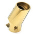 Exhaust Muffler Tip 63MM Universal Inlet Silencer Stainless Steel Auto Gold - 4