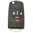 Flip Shell Galant Mitsubishi 4 Buttons Remote Case Folding Key - 1