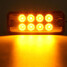 Waterproof 12V 8 LED Caravan Truck Trailer Lorry Side Marker Light Lamp - 12