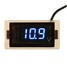 Red Green LED Digital Display Voltage Voltmeter Blue 12-24V Panel Motorcycle - 9