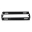 Frame Holder Adjustable Motorcycle License Plate Metal Black - 5