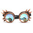 Rainbow Glasses 3 Colors Rave Crystal Goggles - 1