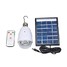 Remote Control Phone Solar Light 2w 2-led Usb Output System Mobile - 1