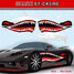Mouth Shark Decal Sticker Teeth 2Pcs Waterproof Car - 2
