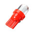 Lamp DC 12V Car Auto Lights Fog 1W Instrument 25LM Bulb Motorcycle Steel Ring 10Pcs T10 Red - 4