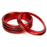 Outlet Circle Red 4pcs Bright Air Conditioner Audi A3 Decorative Rings - 4