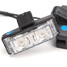 8Pcs Grille 16 LED Emergency Flashing Warning Lights Wireless Remote Strobe 30W Lamp - 10