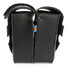 PU Leather Black For Harley Motorcycle Side Luggage Saddle Bag - 2