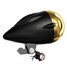 Motorcycle Bullet Halogen Gold H4 35W Black Headlight For Harley Custom - 3