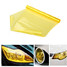 Golden Self Adhesive Decal Car Light Sheet Tint Vinyl Film Yellow Sticker - 1