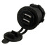 Waterproof Cover 12-24V Dual USB Power Charger Motorcycle Phone - 2