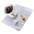 Yellow LED Carbon Fiber Face Celsius Gauge With Water Temperature - 4