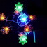 110/220v 3w String Fairy Lamp Shaped 2-led Snowflake 6m - 4