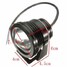 White Motorcycle COB DRL Car Running Lamp LED Fog Light Color - 10