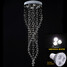 Chandeliers 100 Spiral Clear Luxury Crystal Lighting Fixture Ceiling Lamp - 3