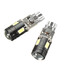 Car Eyelid Free Canbus LED Bulbs W5W Xenon White T10 5730 Error Pair Lamp Lights - 5