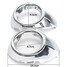 Front Fog Light 2PCS Chrome Lamp Cover Trims Ford Focus Bezels - 4