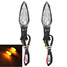 Light Indicators Lamp 12V LEDs Motorcycle Turn Carbon - 1