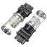 White Amber Backup LED Light Bulb 48SMD Turn Signal Blinker - 1