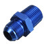 Blue 2inch Fittings AN8 NPT Adapter Adaptor Car Aluminum Alloy - 6