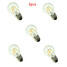 A60 400lm Cool White Color Edison Filament Light Led  Ac220v 5pcs - 1