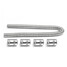 Off-road Silver Water Hose 48 Coolant Cover Kit Car Stainless Steel Radiator - 4