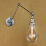 Glass Wall Lamp Chrome Retro Telescopic - 1