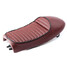 Honda Hump Coffee Saddle Pad Cafe Racer Seat Dark - 2